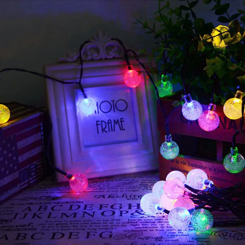 Solar Lamp String LED String Fairy Lights Solar Power 8Modes Garlands Garden Christmas Decoration Light for Outdoor