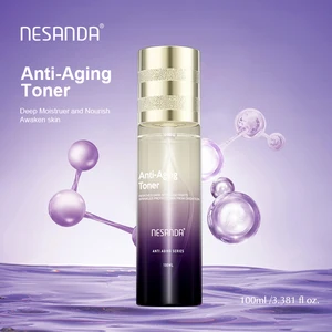Private Label Hydrating Refreshing Soothing Brightening Skin Care Face Facial Repairing 100ml Toner Anti-aging Toner