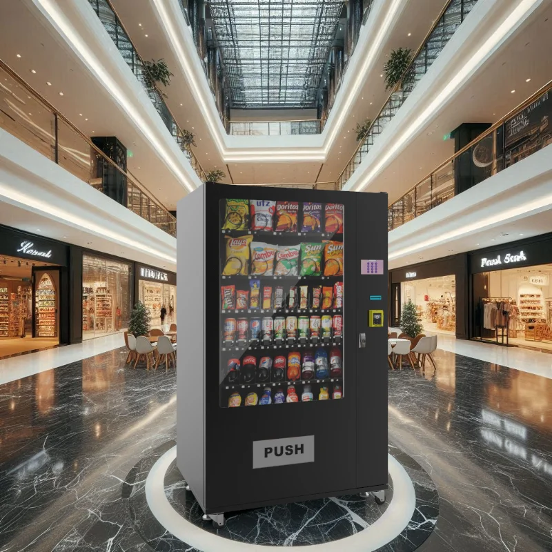 Export Europe Popular Multi Function Vending Machine for Drinks and Snacks Soda Vending Machine