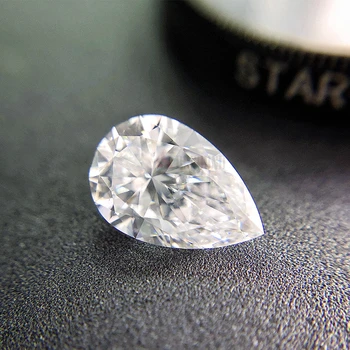 Real Diamond 1ct-10ct Best Pear shape Lab Grown Hpht Cvd Diamond Rough Price