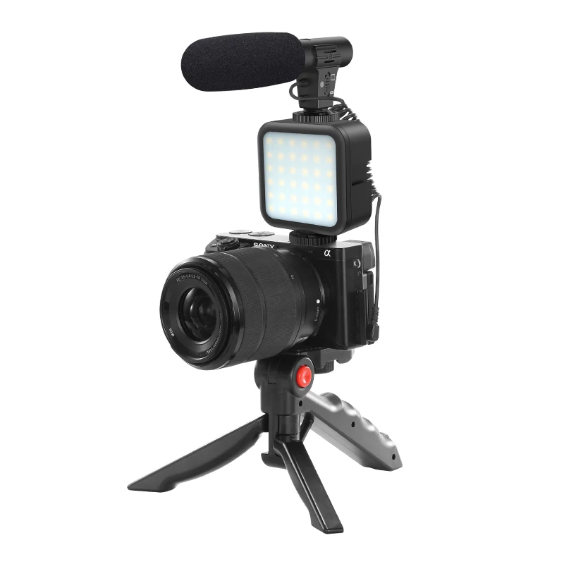 Vlogging Equipment Tripod Vlogger Rechargeable Vlogging Kit Video