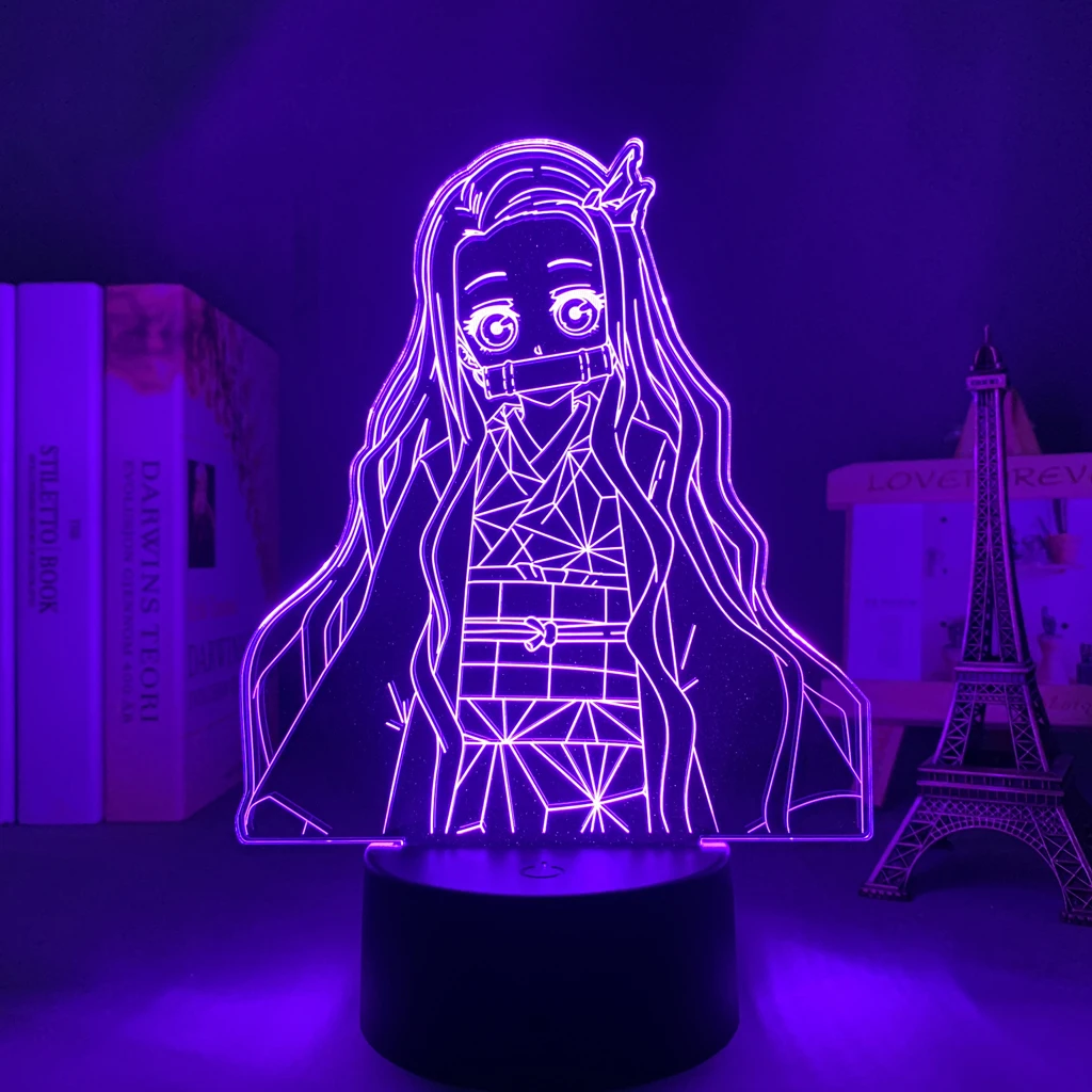 TW-M706 Demon Slayer Nezuko Led Light Anime for Child Bedroom Decor Night  Light Birthday Gift Room Desk Acrylic USB 3d Led Light| Alibaba.com