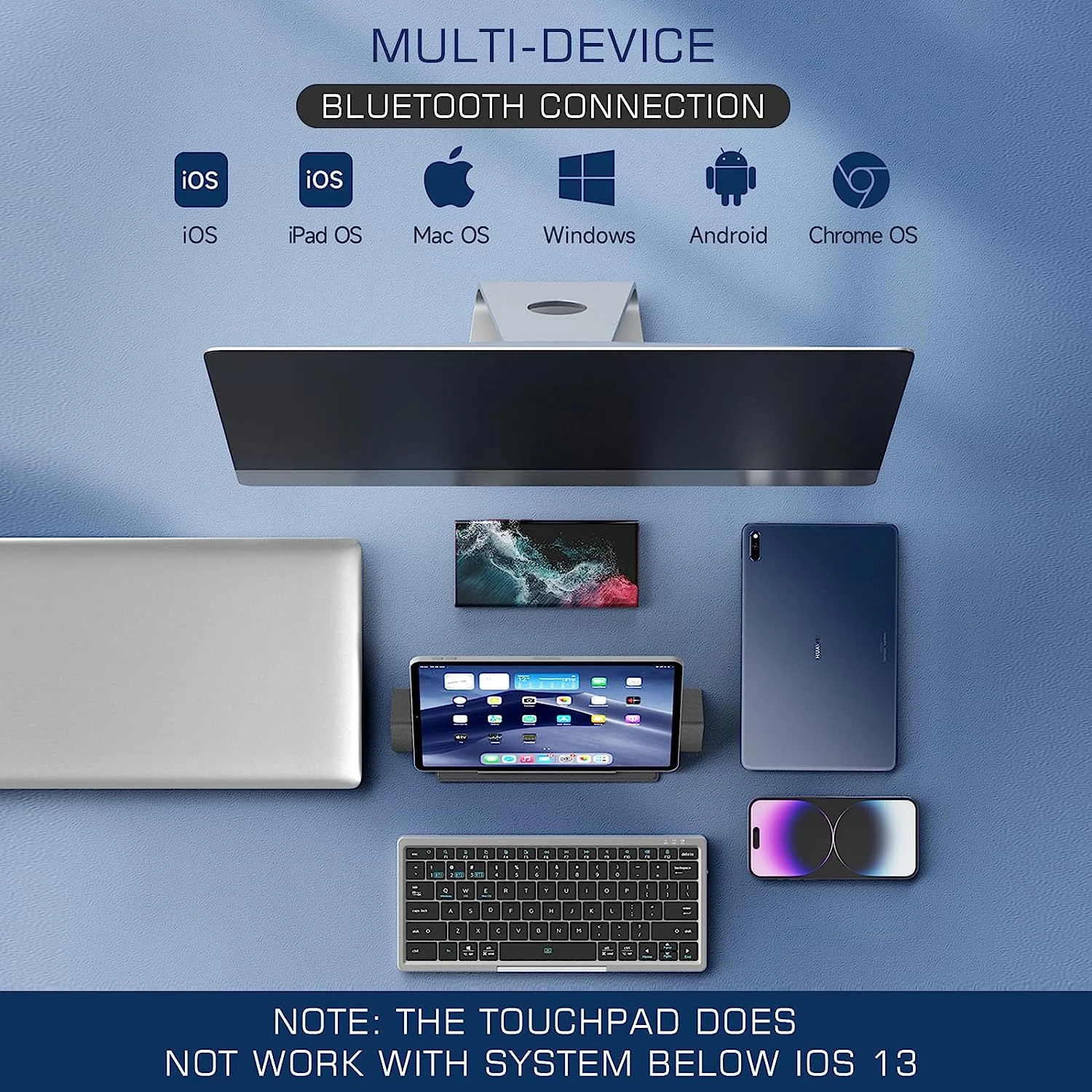 Pocket Board bluetooth Wireless Keyboard Wireless bluetooth Keyboard for Cel Phones samsung Tab7 Letw with Pu case
