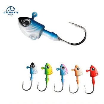 CHEERY Saltwater Fishing Jig Head 10g 15g 20g 25g 30g 35g 40g Heavy Lead Hook with Lead Jig Heads – Metal Jig – view 2