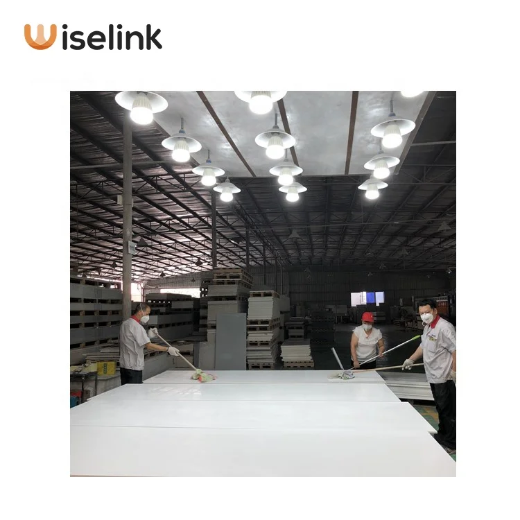 Acrylic Solid Surface Sheets Custom Cut-to-Size Artificial Stone for Countertops Shower Walls Reception Desks