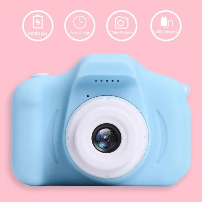 Cute Cartoon Kids Instant Camera Children Fun Christmas Gift Digital 