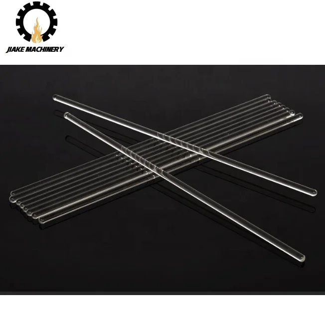 Set 8 Aste Per Agitazione In Vetro Borosilicato - Lunghezza 300mm Per Laboratorio
