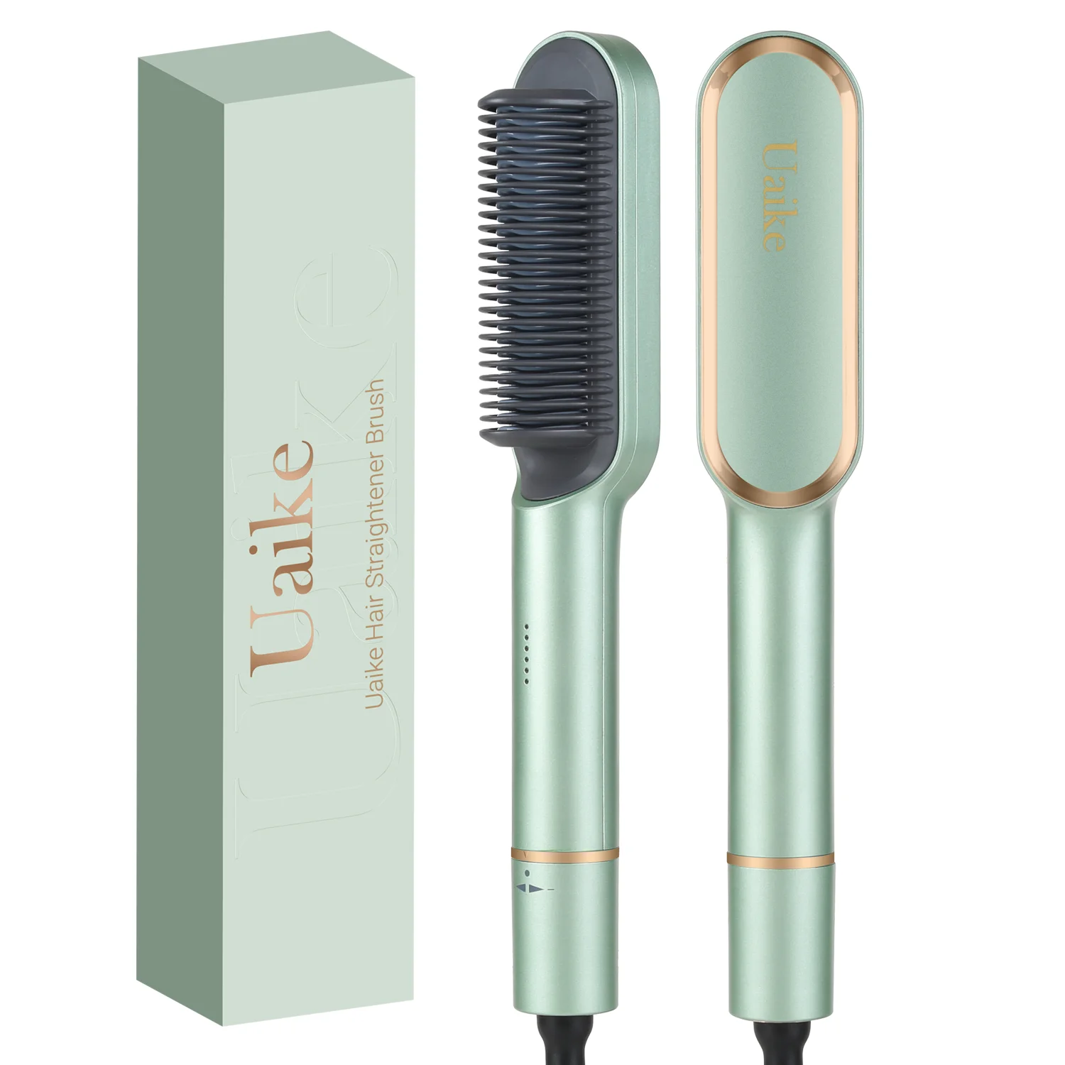  Hair Straightener Brush Uaike Straightening Iron 20s Fast Heating Women Hot with Anti Scald Feature 5 Temp Settings