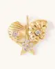 Pendentif pentagramme conque coquille