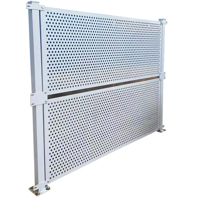 Factory Direct Warehouse Steel Wire Mesh Fence Clearly Visible Perforated Metal Plate Partition Area
