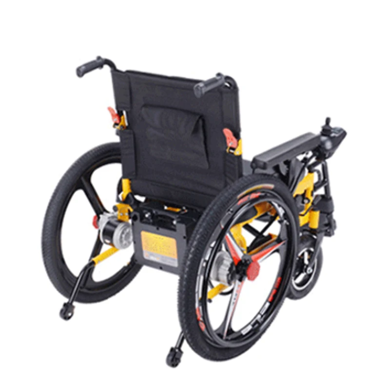 BC-ES600203 2023 Nastavljiv električni invalidski voziček iz ogljikovega jekla, zložljiv medicinski ročni električni invalidski voziček za starejše bolnike