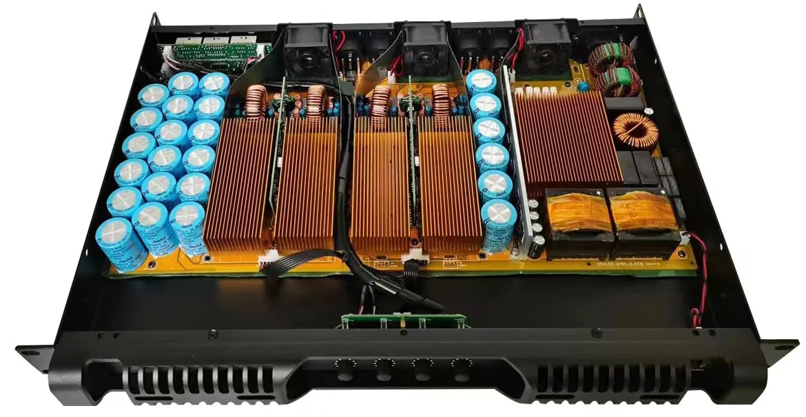 デジタルパワーアンプ 110V/220V 4*1500w 1u 4ch クラスd HIFIステレオ