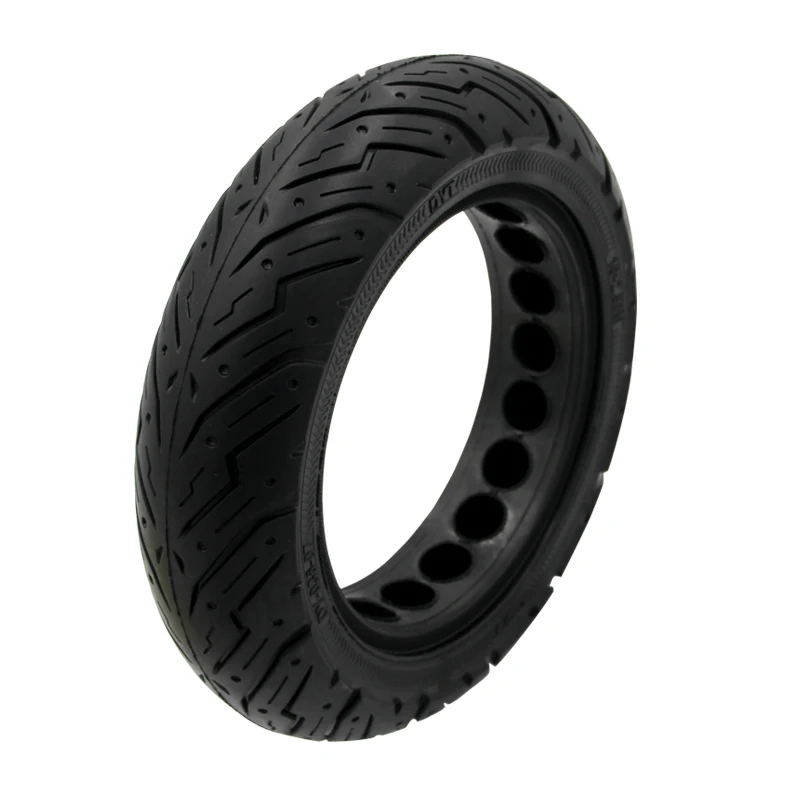 10 X 2.5 Solid Wheels Honeycomb Tire for Ninebot Max G30/g30 Electric Scooter Spare Parts Black 36V Max G30 Scooter BJ 10X2.5M