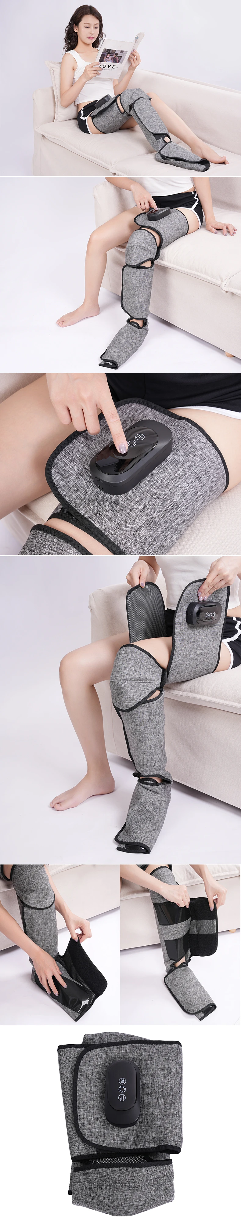 product 2025 heat air compression leg massager machine circulation pain relief boots massage products-2