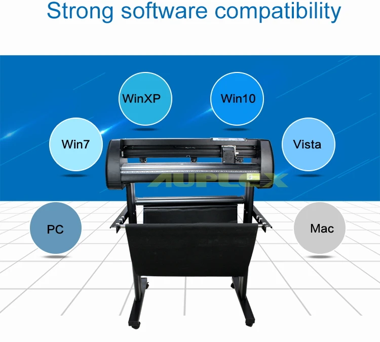 720mm Width Graph Vinyl Plotter Cutter Machine With Automatic Contour Cutting Function