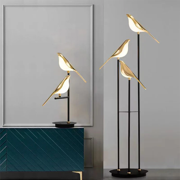 Good Price Wholesale Indoor Creative Design Bird Animal Shape Luxury Study Room Led Table Lamp