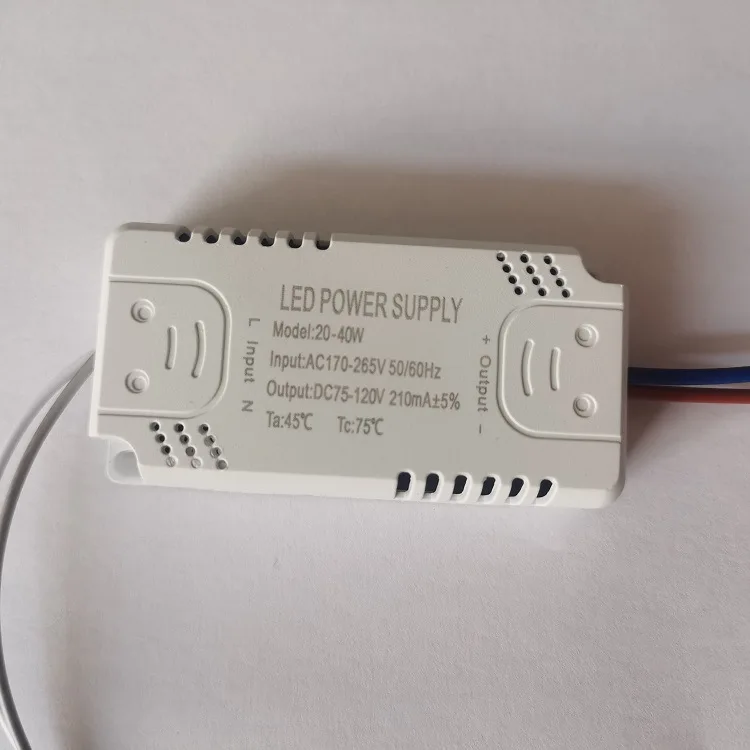 Constant Current LED Driver 20W 24W 30W 36W 300mA 60-120V PCB Board with Out Case for High Power LED Chip Light