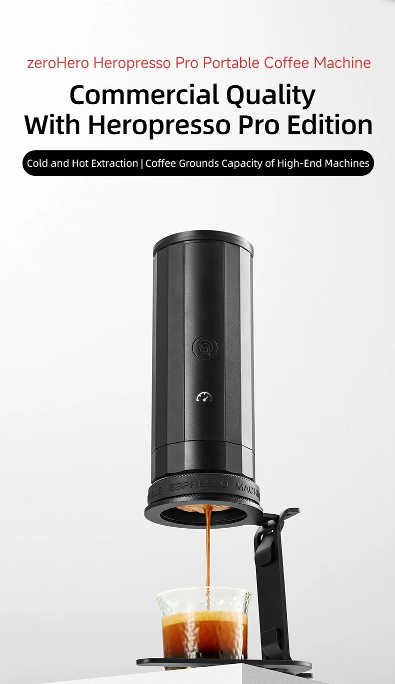 ZeroHero Heropresso ProポータブルUSBコーヒーメーカー家庭用RVホテル