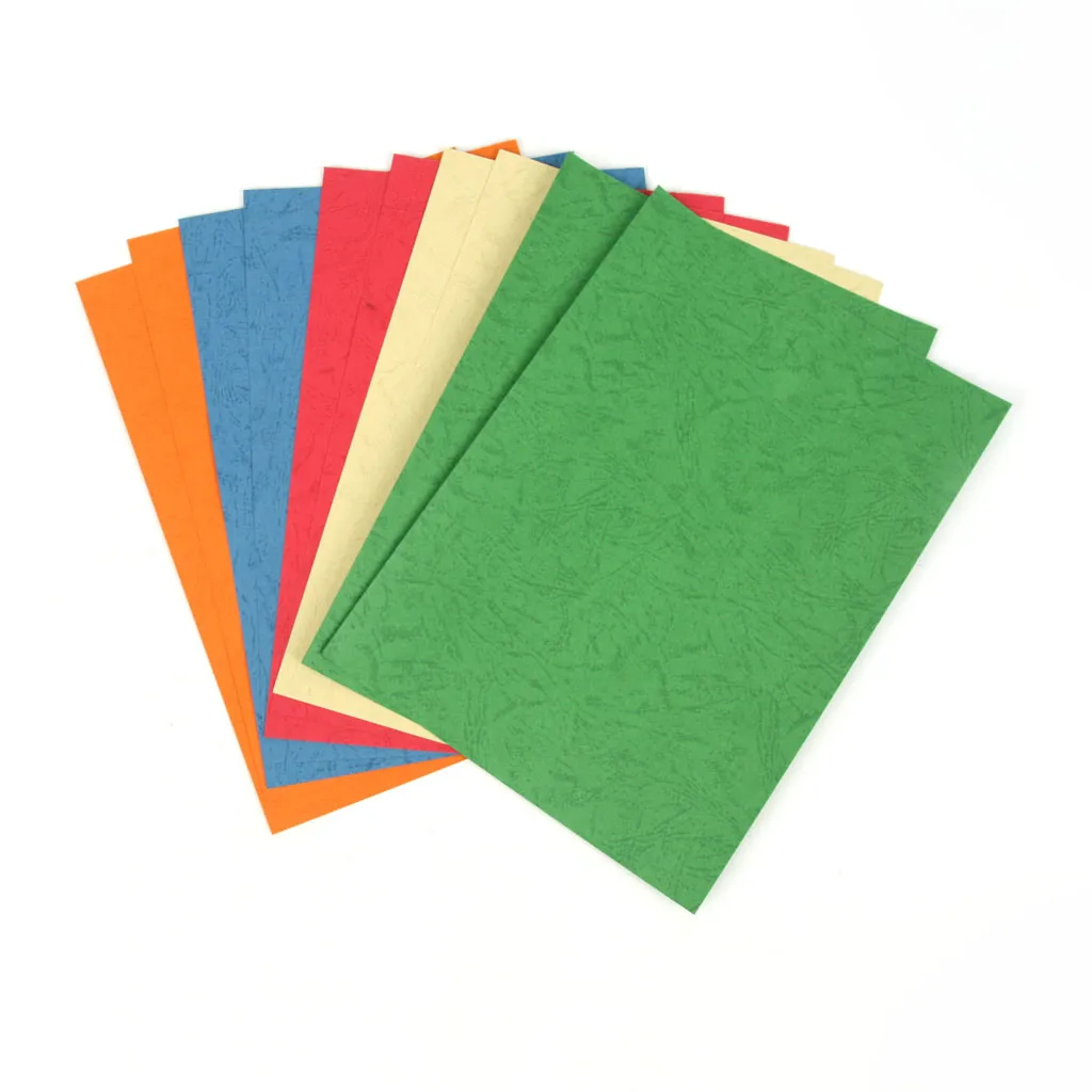 a4 leather grain paper/book binding paper/name