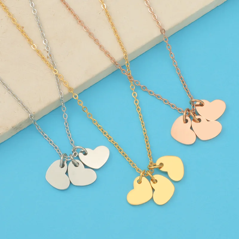 Hearts Pendant Necklace