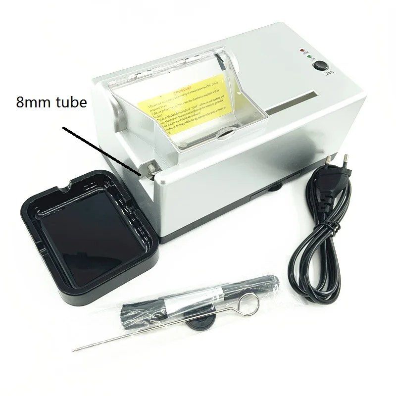 New Design 8.0mm Tube Metal Electric Automatic Cigarette Paper Rolling  Machine