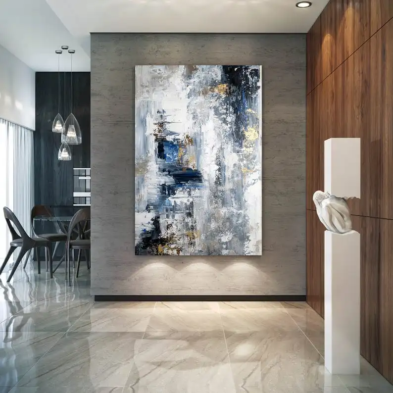 Modern Large Abstract Painting Office Wall Art Abstract Original Paintings  - Buy Abstract Original Paintings,Wall Art Canvas,Artwork Canvas Poster  Product on 