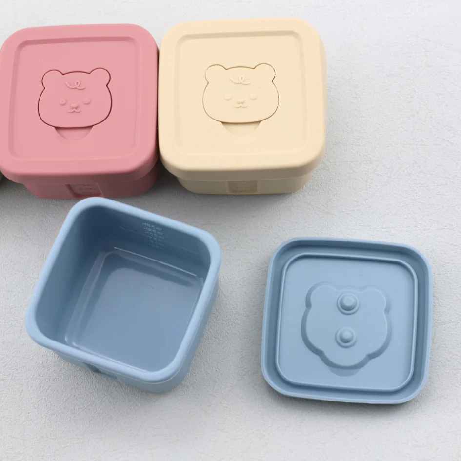 Food-Grade Ice Cube Mold for Freezer Baby Complementary Foods Ice Cubes Home Ice Box for Portioning Storing Ice Cream Tools supplier