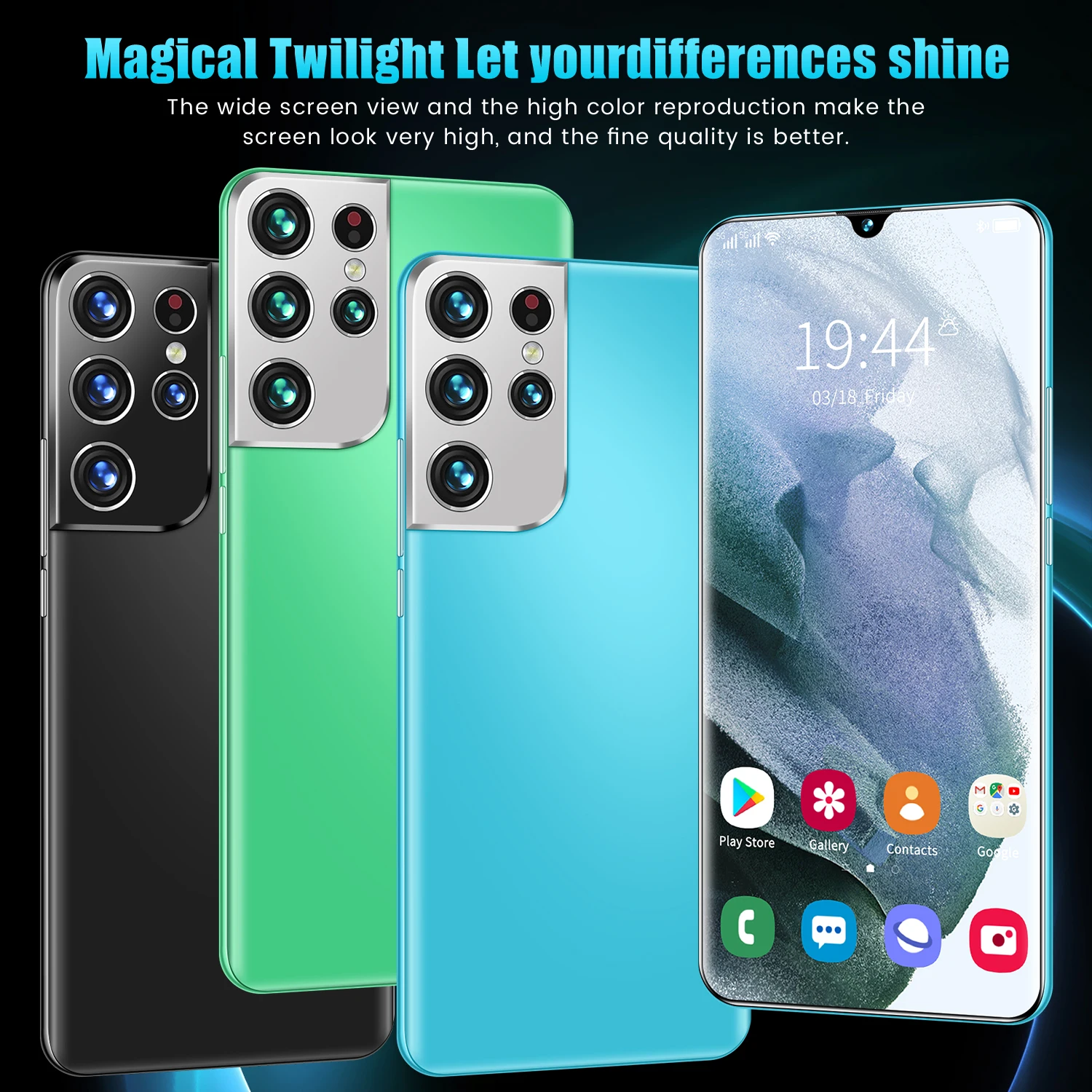 S21 Pro + Android 11 оригинальный 6,7 дюймов 5G умных мобильных телефонов 512 ГБ ультра отличного качества