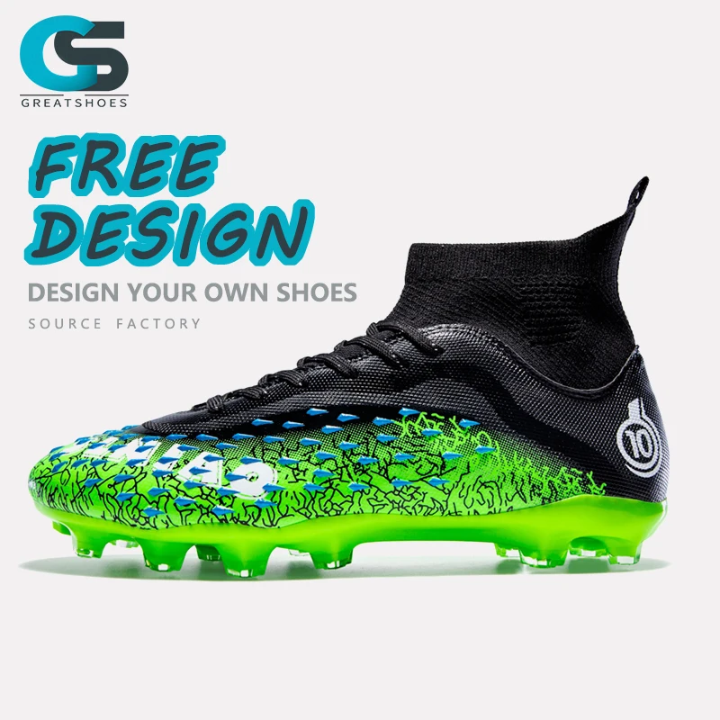 Greatshoes Professional Football Shoe,High Top Football Shoes New Fashion Soccer Shoes W aperçu 8