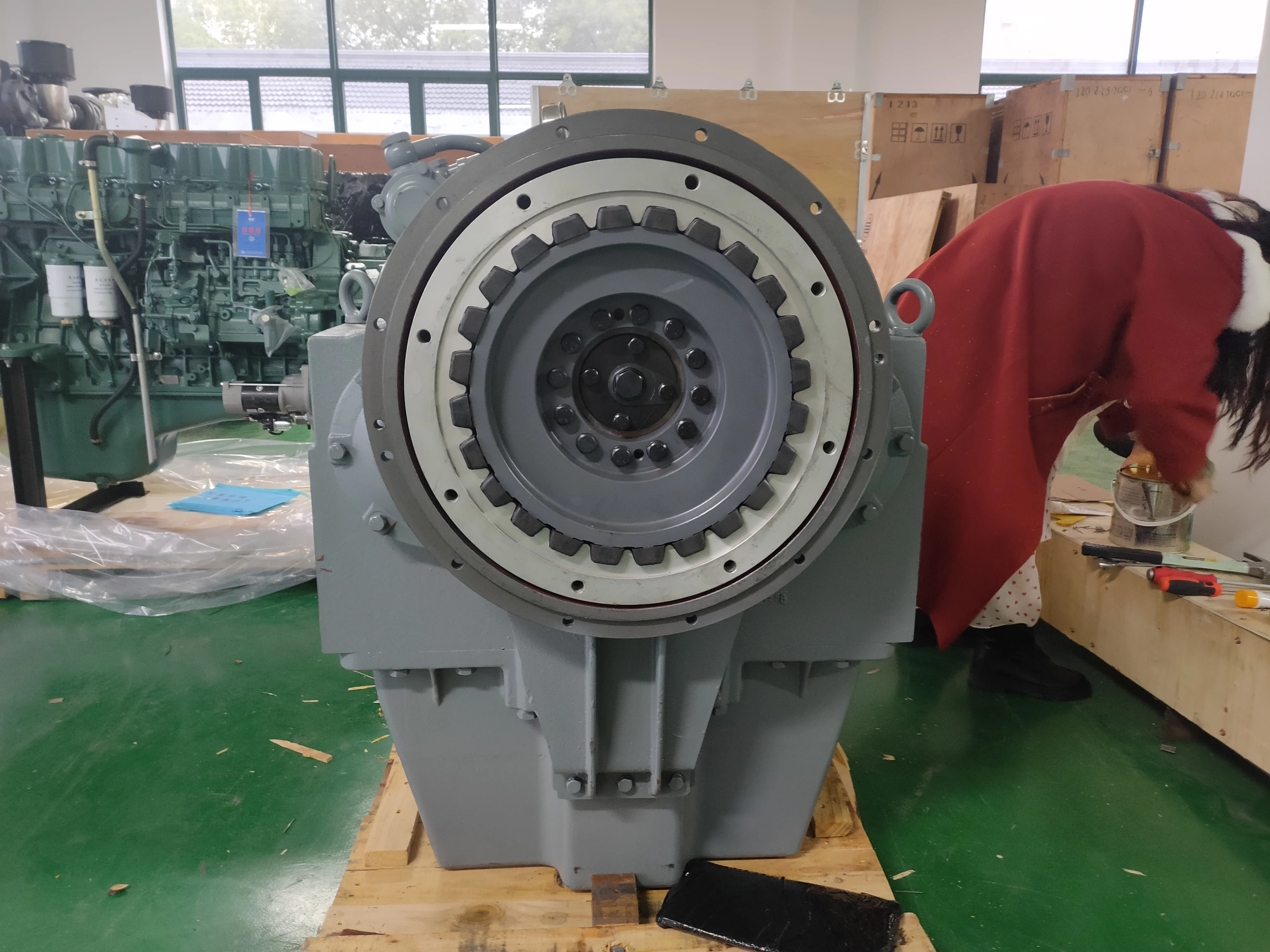 水冷舷内前进船用齿轮箱hc138变速器