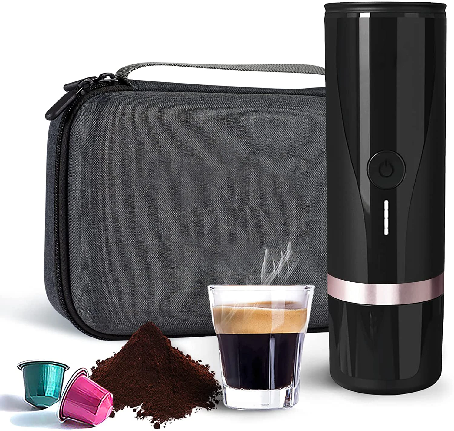 New Arrival Commercial Vending Roasting Automatic Espresso Portable Coffee Maker Machine Cappuccino Machine Battery OEM ABS 5V