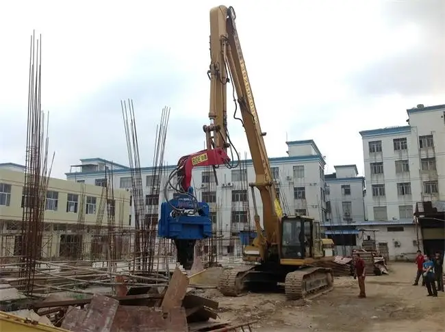 Crawler Excavator Mounted Hydraulic Hammer Vibratory Hammer Sheet Pile Driver