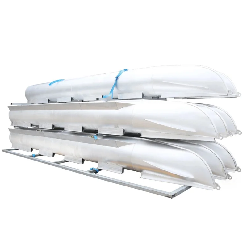 Small Replacement Transom Float Aluminium Frame Pontoon Tubes of