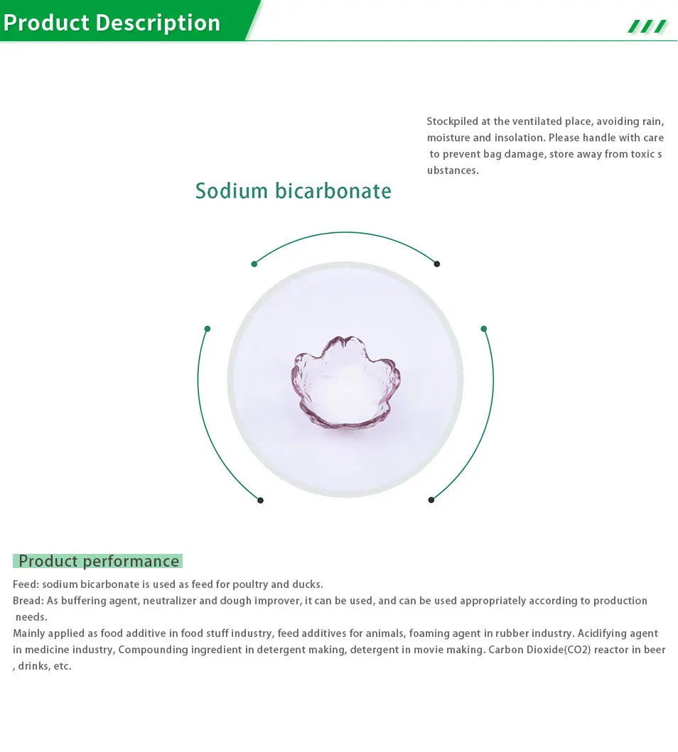 Cas 144558 Baking Soda Food Grade Leavening Agent Powder Sodium