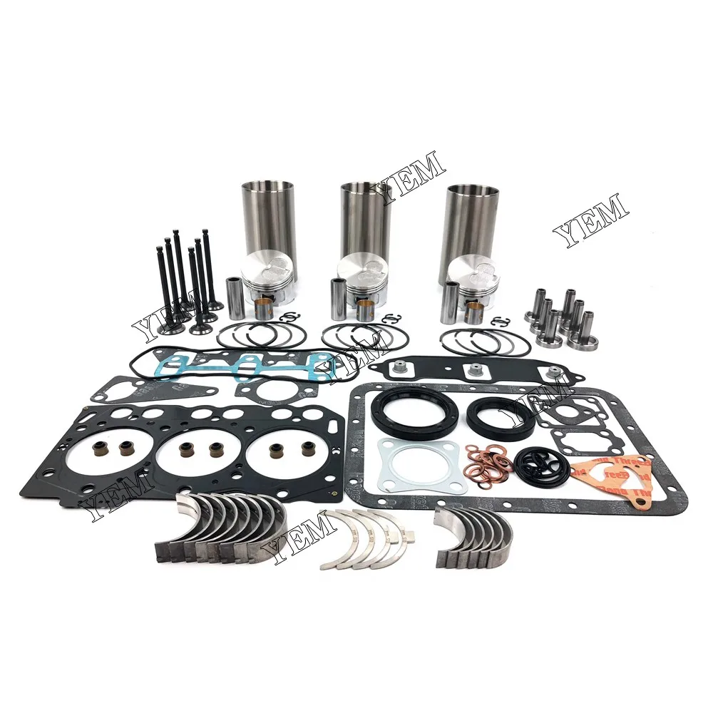 3TNE68 Engine Rebuild Kit With Gasket Bearing Valve for Yanmar Diesel Engine 3
