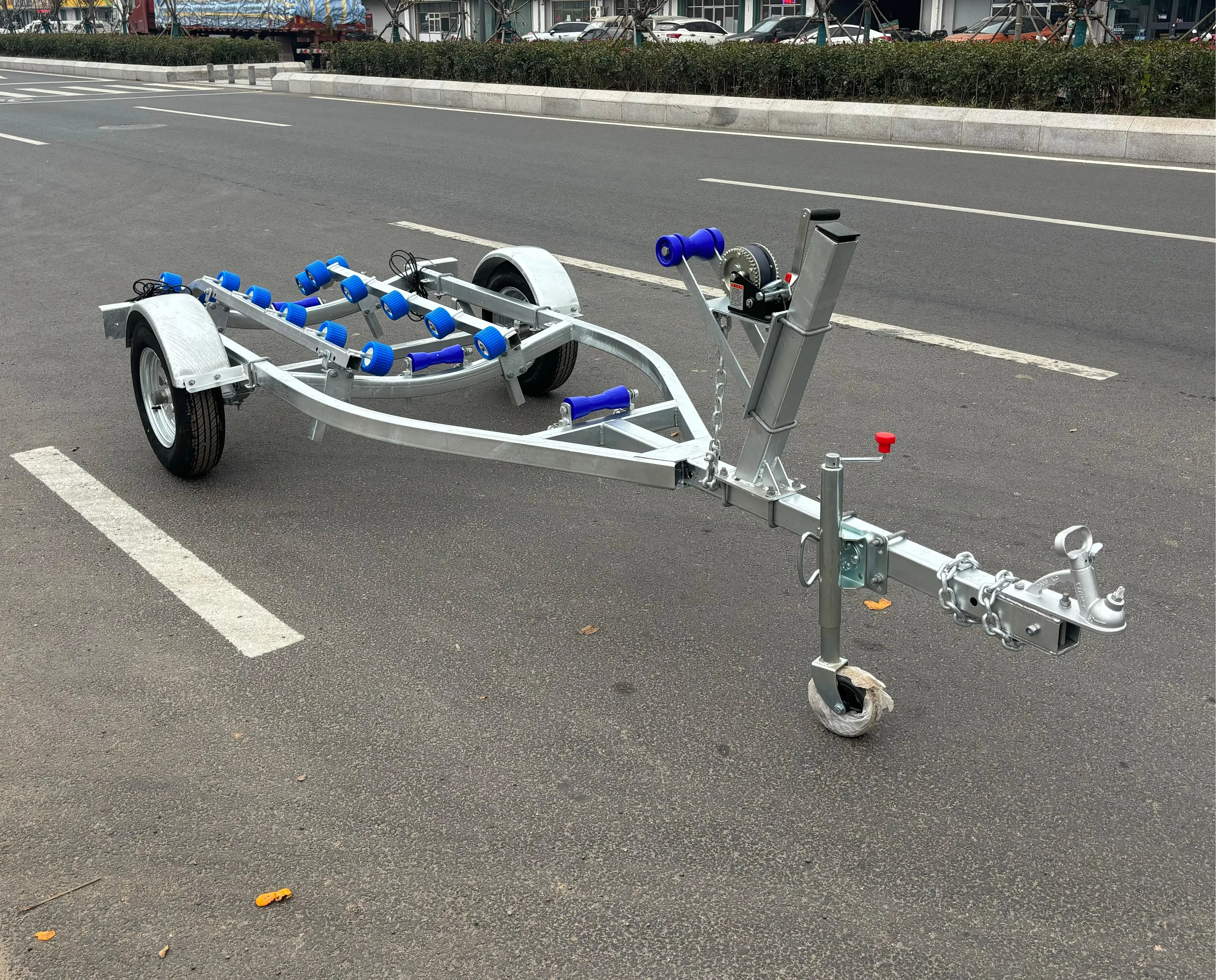 亜鉛メッキジェットスキートレーラー 単軸 580kg対応 耐久フレーム