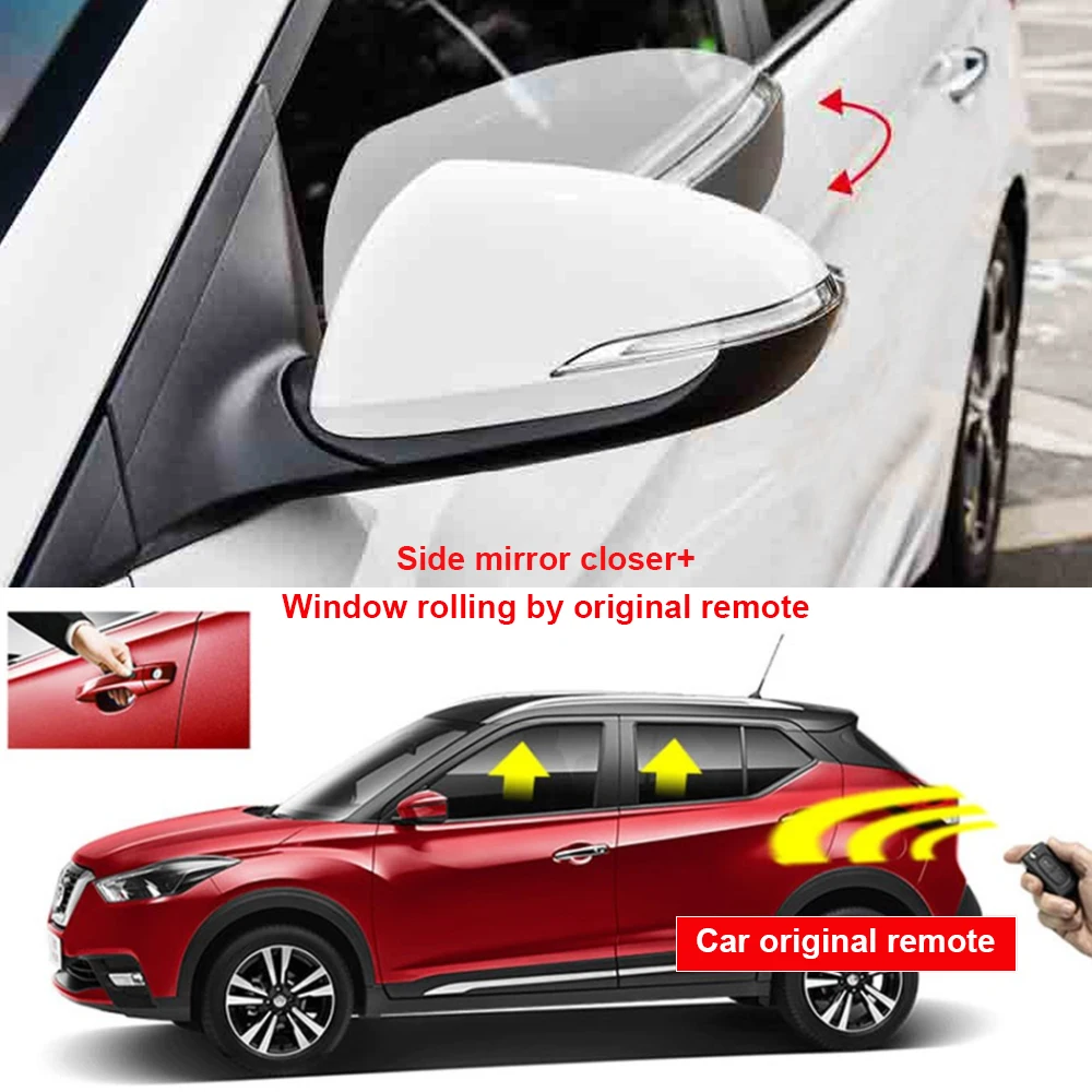 Universal Window Closer Automatic Folding Side Mirror Module Smart Car Rearview Mirror Folding Power Window Kit