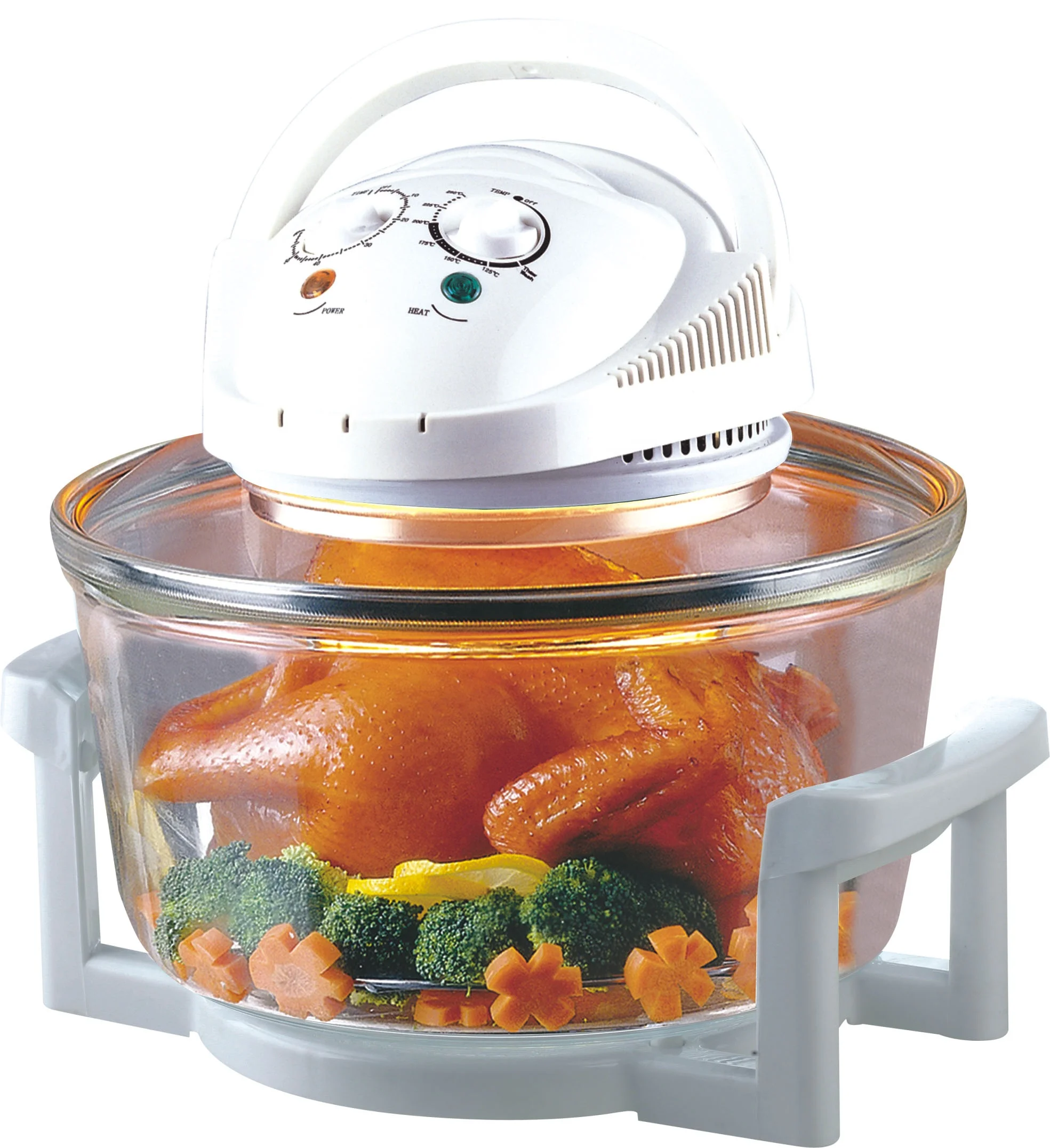 Household 12l Infrared Visual Halogen Oven with Time Controlled Electric  Halogen Oven Air Fryers Convection Oven