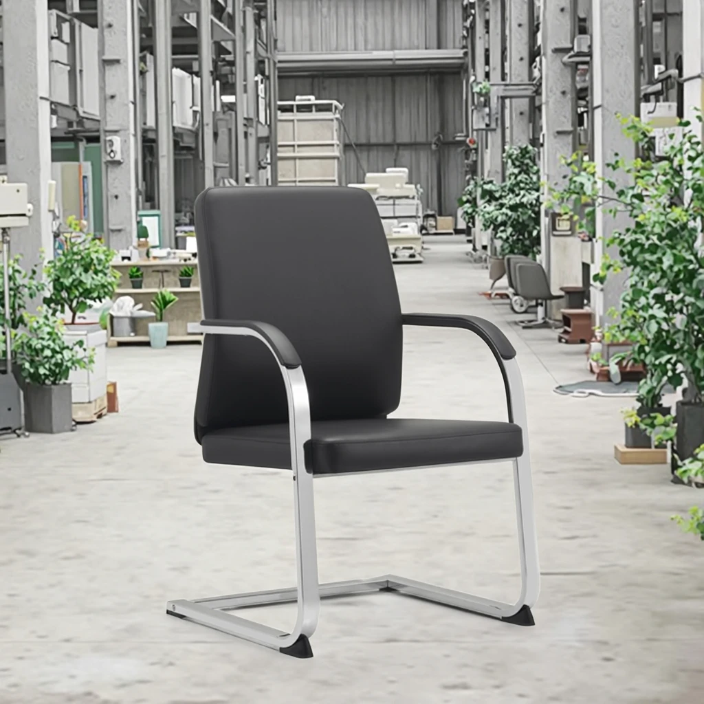 Heavy Duty Z-Back Frame Chair Cold Drawn Steel Construction Multiseam Upholstery Warehouse Seating 2