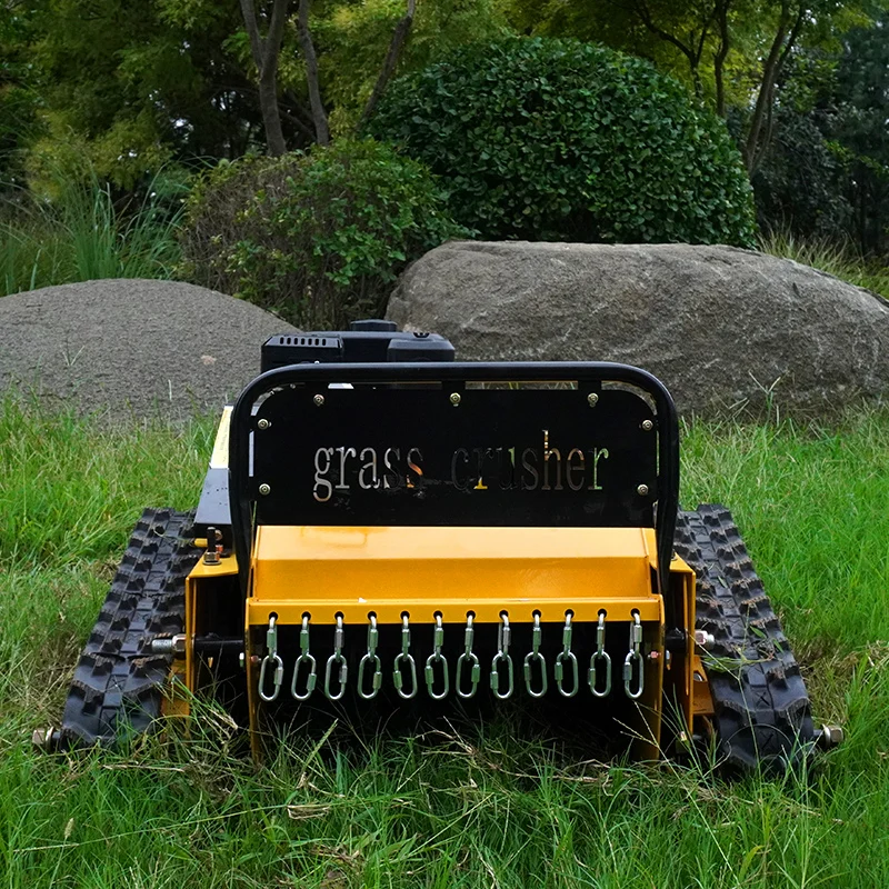 Remote Control 500mm Cut Width Flail Mower Zero Turn Smart Cutting Machine for Lawn DIY Grade 24V Electric & Petrol Power Source