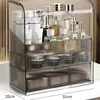 Upgraded Translucent Black Cosmetic Storage Box