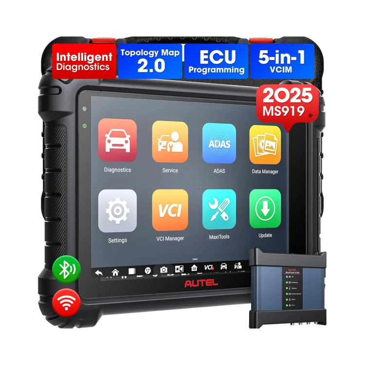autel Ms919 Pcm Flasher Ecu Programmer Chery Auto with MaxiFlash VCMI OBDII Bi-Directional Scanner Diagnostic Tool for All Cars