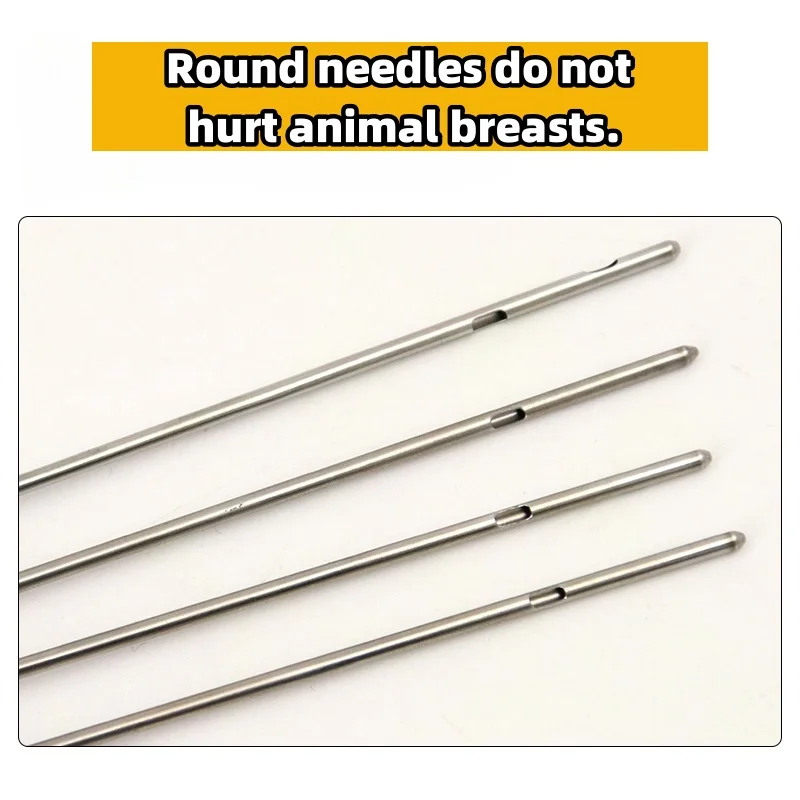 Veterinary Cow Mastitis Injection Cannula Needle for Passing Milk Specific for Cows