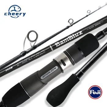 CHEERY Japan Fuji Full Parts Black Soul Slow Pitch Jigging Carbon Boat Fishing Rod 1.9m Saltwater Jigging Rod Madmouse – Metal Jig – view 2