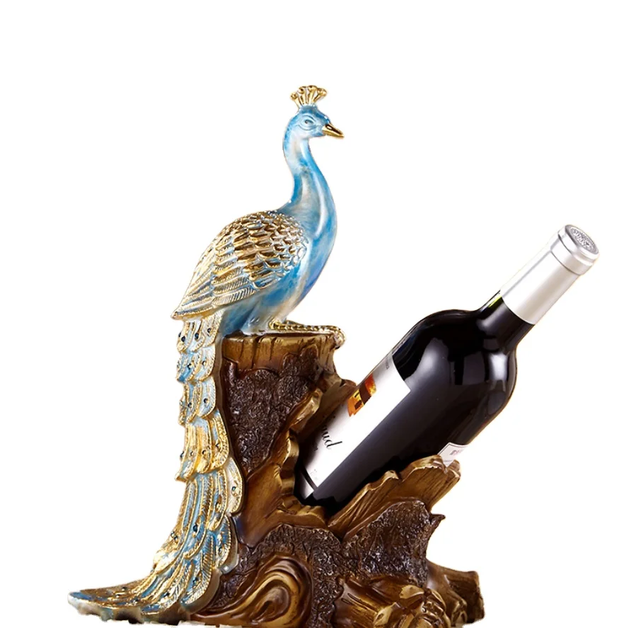 Peacock discount wine rack