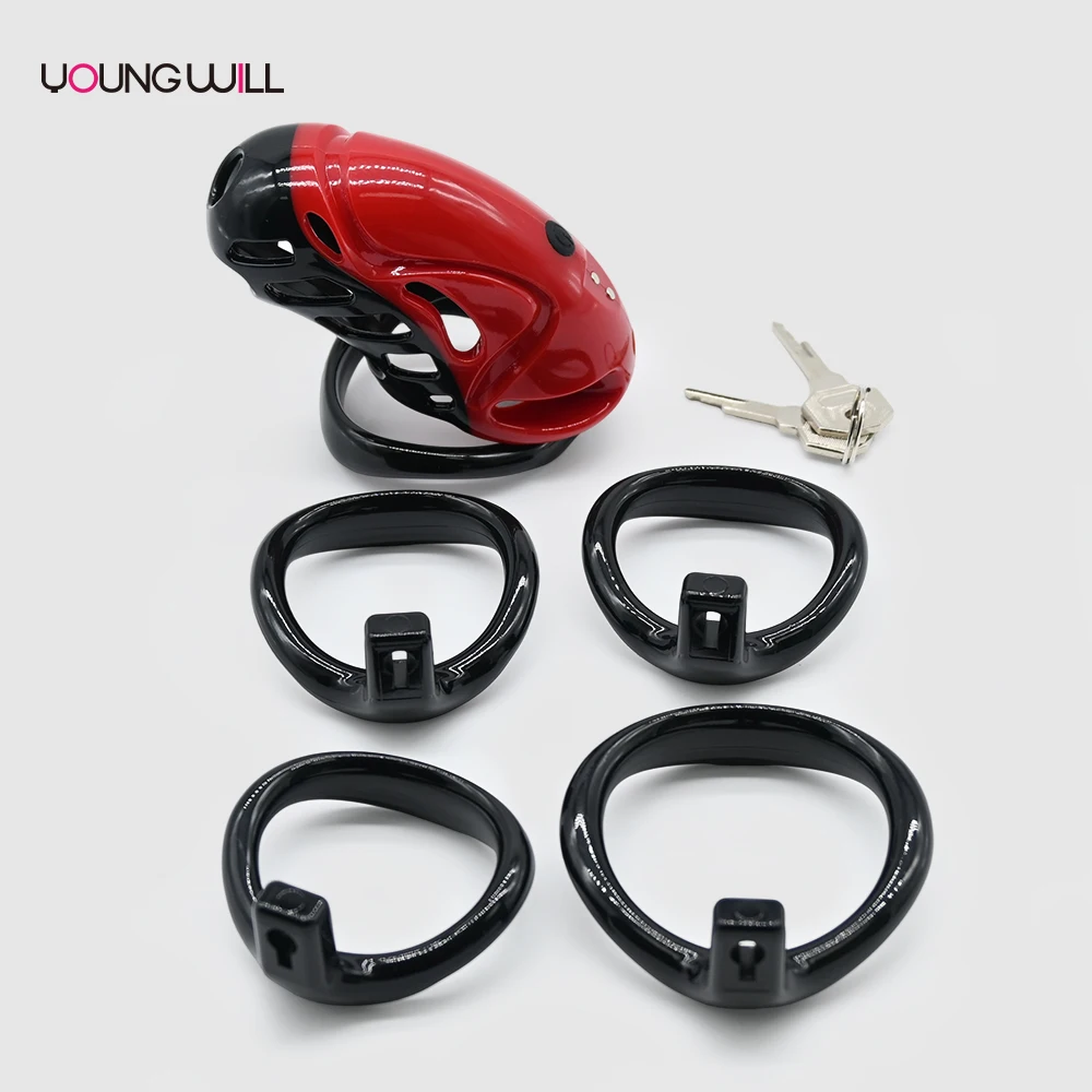 Size One-Piece Molding Male Chastity Cage With Built-In Vibrator for  Teasing Play Secure Lock and Easy to Clean Chastity Cage