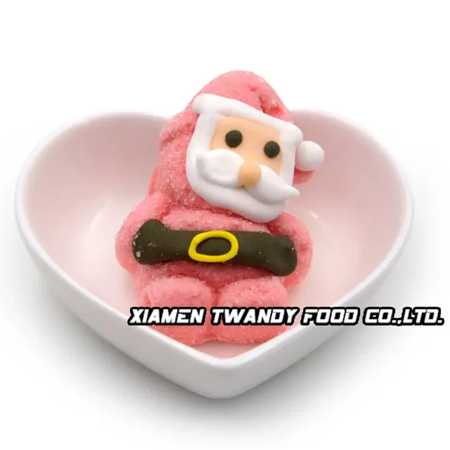 Christmas Santa Claus Tree Shape Marshmallow Gummy Candy