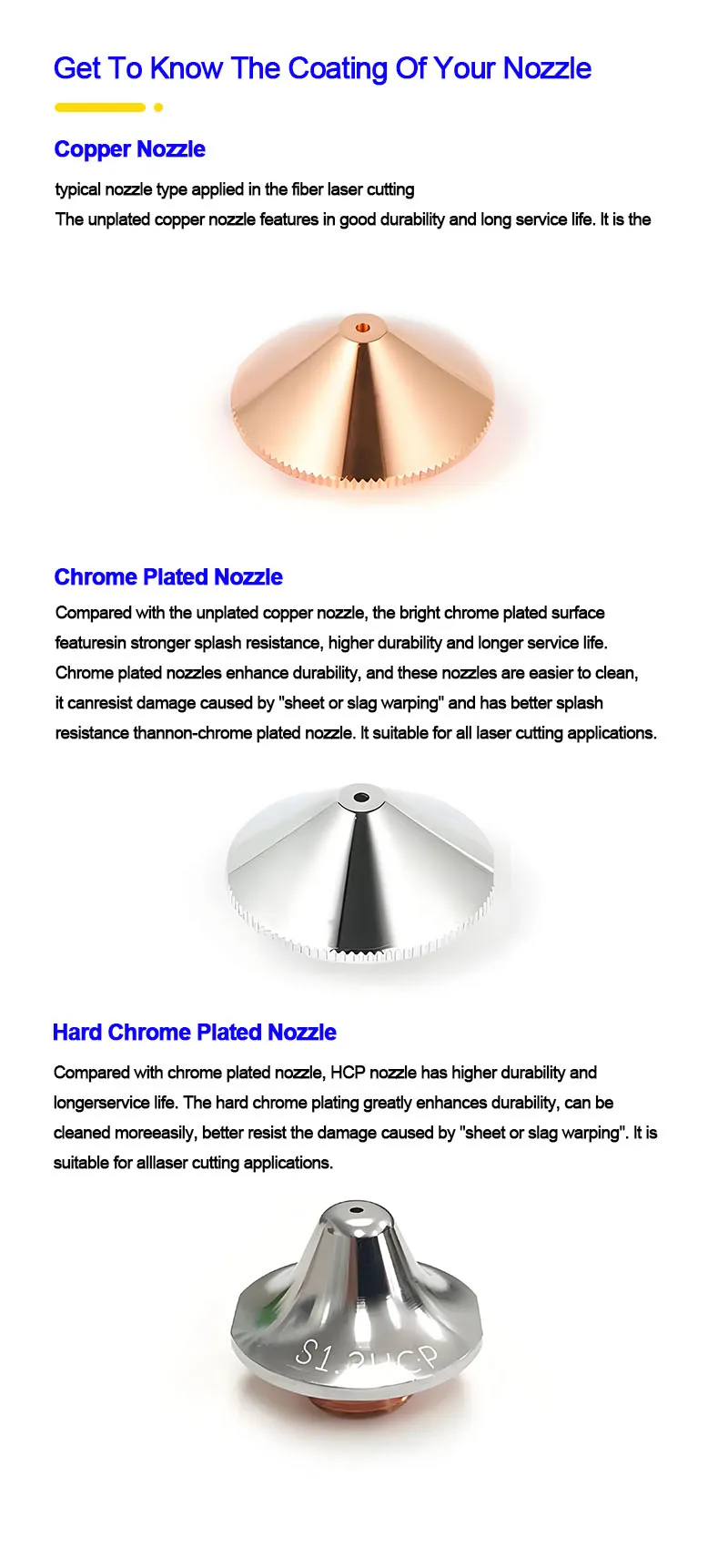Hexagon Bodor Laser Nozzle LBDN01/02 High Speed Cutting D32mm M14 for Single Layer New Condition for Bodor Fiber Cutting Machine