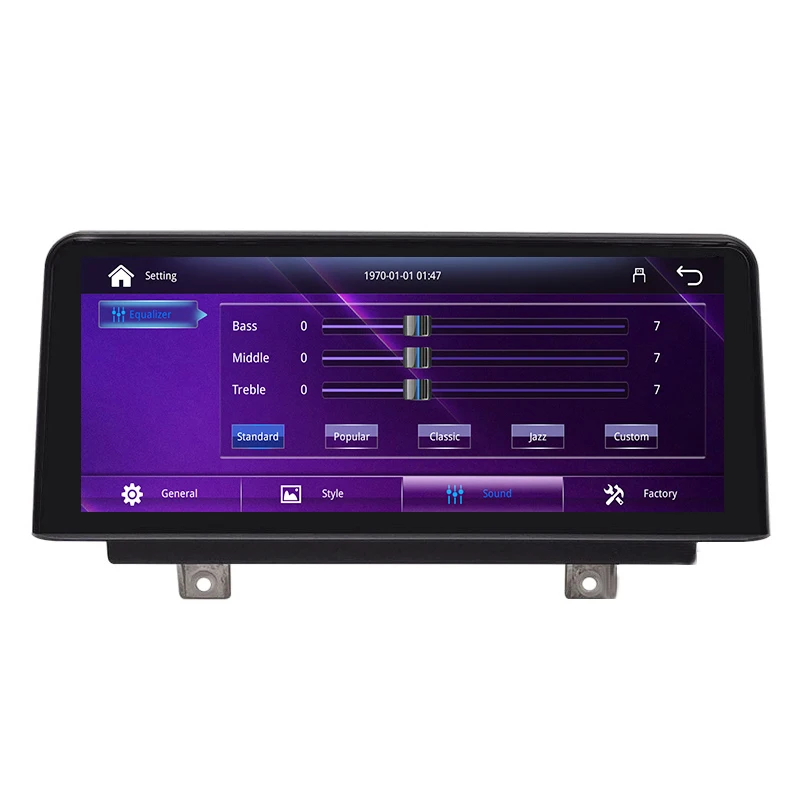 10.25インチ ワイヤレス Apple CarPlay & Android Auto BMW 1/3/4 