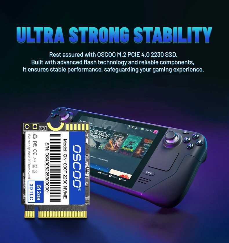 OSCOO 2230 Pcie Nvme SSD High Performance Storage